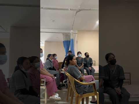 Nutrition training session for our staff