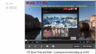 Bryce "Nuts and Bolts" - Create a hyperlink for your DAZ 3D forum signature - by David Brinnen.