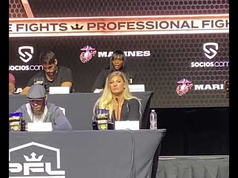 Claressa Shields at PFL Press Conference