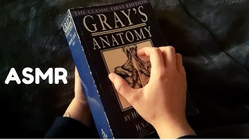 ASMR Book tapping, scratching, tracing, page turning, fast and slow triggers