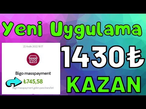 Yeni Uygulama İle Günlük 1430₺ Kazan 🤑💰(ÖDEME KANITLI VİDEO) - İnternetten Para Kazanma Yolları 2022