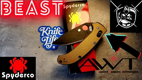 NEXT LEVEL SPYDERCO🤯 - AWT SCALE Mods for Manix 2 XL #knife #video #edc #ideas