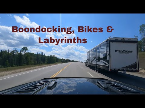 Boondocking in Grande Cache, Alberta, Canada: 21V7