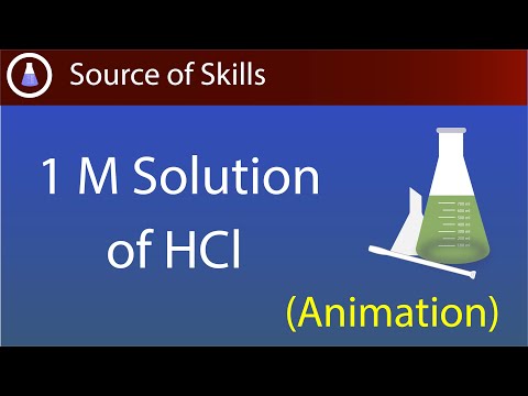 1 molar solution of hcl | 1 M solution of hcl