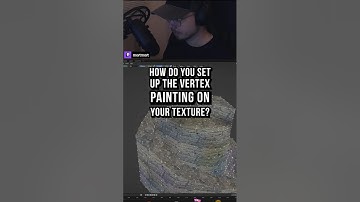 Most basic Vertex color on texture | #gamedev #b3d #blender3d #retrogaming