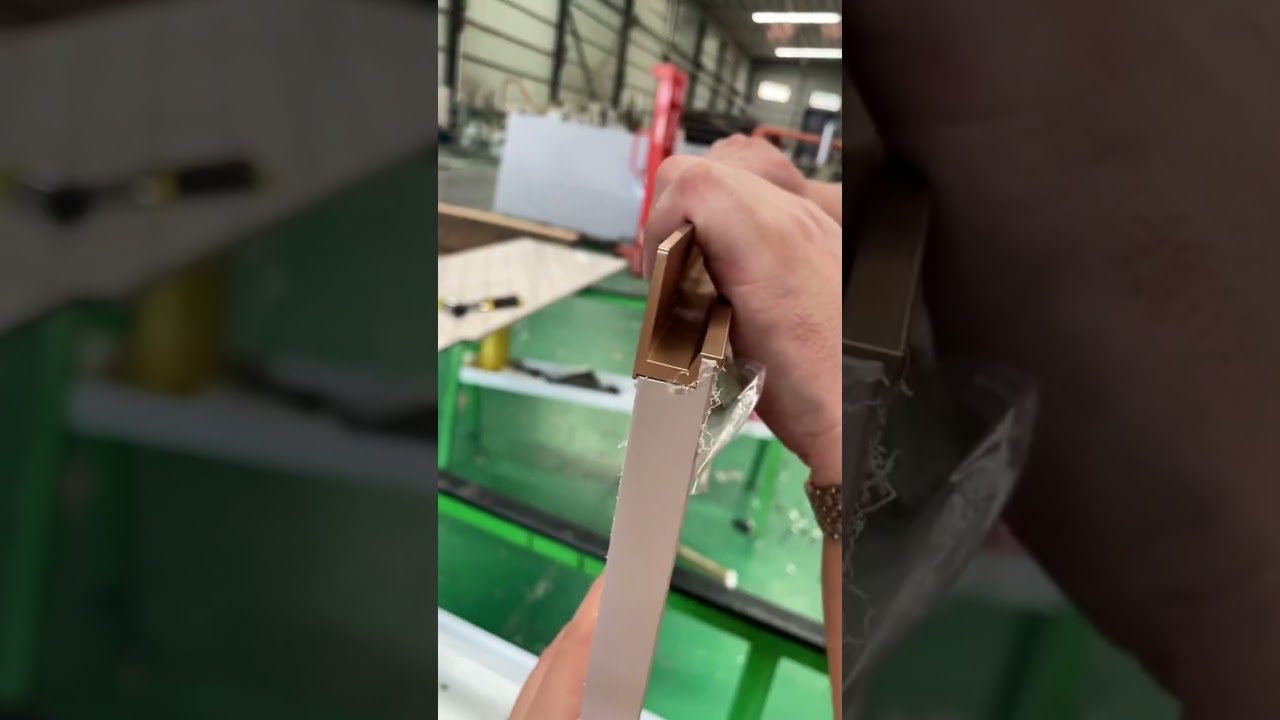 Alloy edge door panel