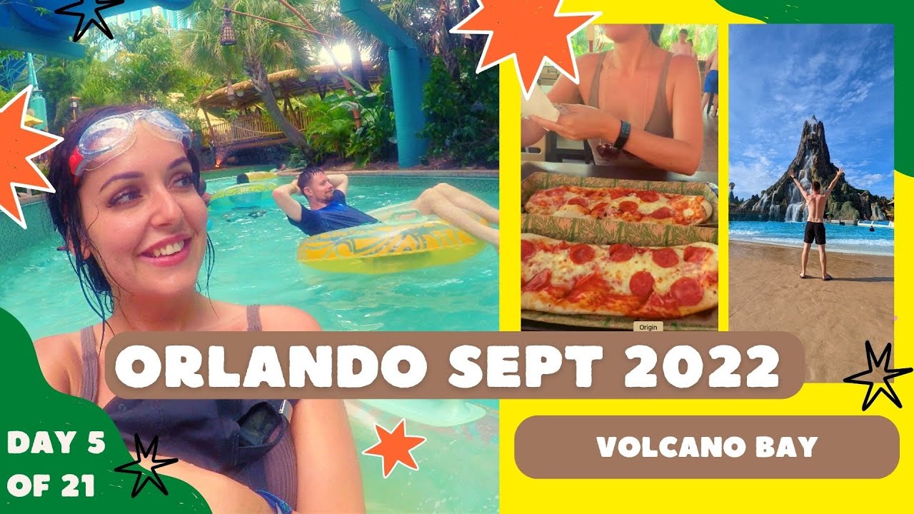EARLY ENTRY AT VOLCANO BAY LONGBOARD PIZZA LUNCH UNIVERSAL ORLANDO