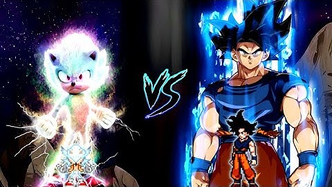 Hyper Sonic H 10P OP VS Manga Goku V3 OP in Jump Force Mugen