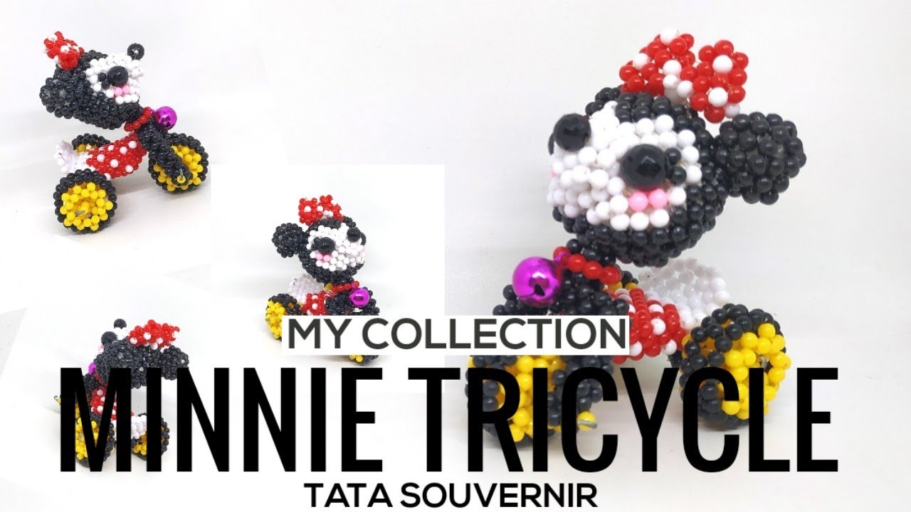 My Collection Minnie Tricycle Kerajinan  Manik  manik  