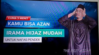HIJAZ ADHAN IS EASY FOR SHORT BREATHING, LOW TONE #learningadhan