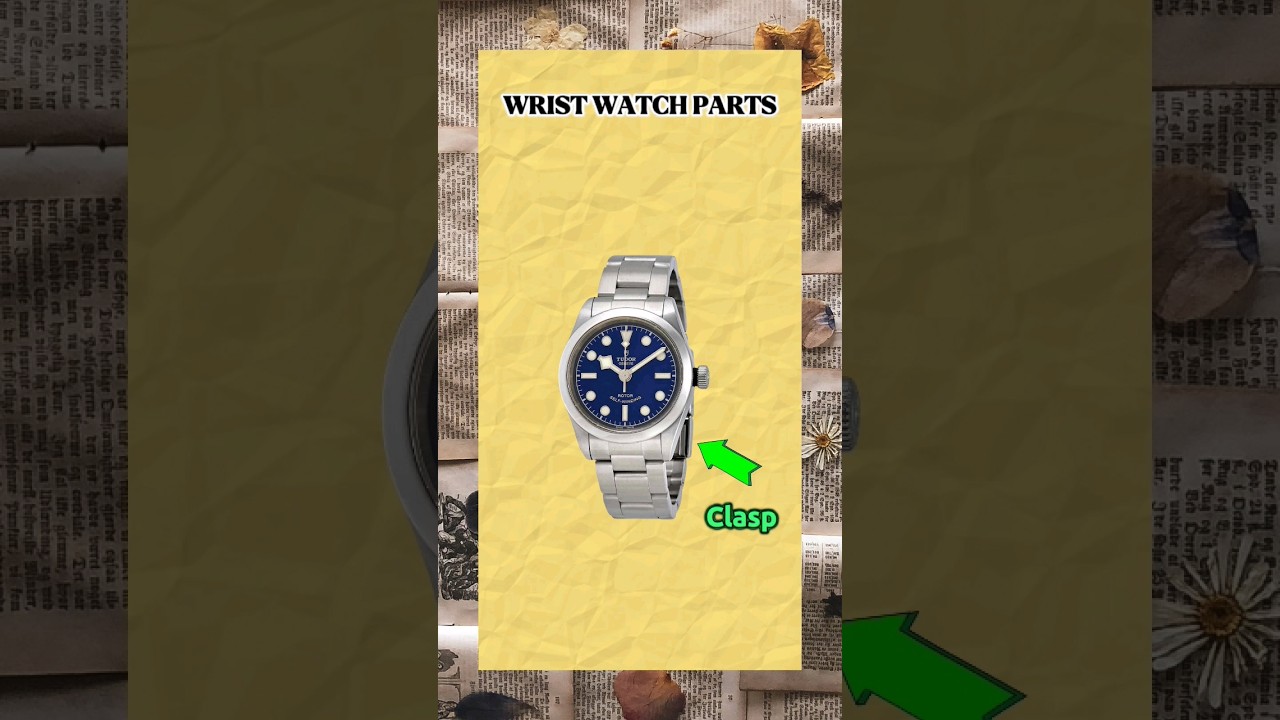 Wrist Watch Parts Name #learnenglish #english #youtubeshorts