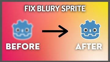 How to fix Blurry Pixel Art Textures in Godot