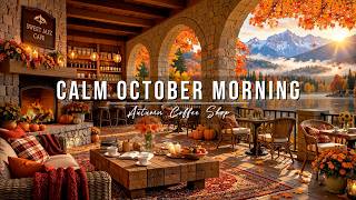 Download lagu Calm October Morning Jazz at Autumn Coffee Shop Ambience 🍂 Jazz Relaxing Music for Stress Relief