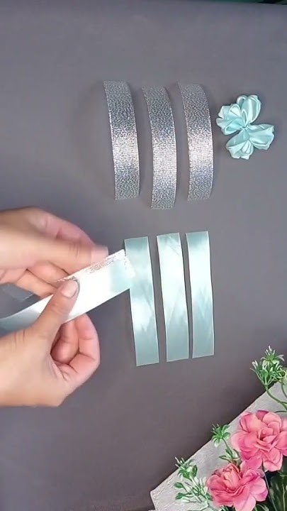 Бантики из атласа и парчи .🎀 YouTube👇 Цветик-Семицветик - YouTube
