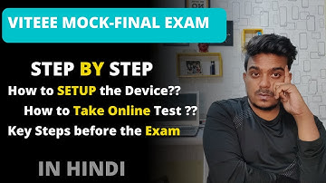 VITEEE 2021 | How to setup your Laptop & Mobile before Exam & take Online test | Complete Guidance