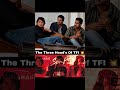 The Three Heads Of TFI 💥❤️‍🔥 #maheshbabu 🦁 #prabhas 🦖 #jrntr 🐯 #varanasi #dragon #spirit #tollywood