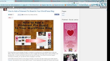 How to Add a Pinterest Pin Board to Your WordPress Blog