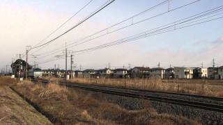 2012.1.5 EF65-1101牽引8179レ、EF66-104牽引3078レ。