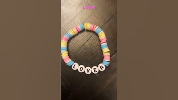 Taylor Swift Album Bracelets #taylorswift #bracelet #claybeads #preppy #swifties