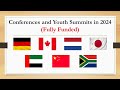 Fully Funded Conferences and Summits in 2024