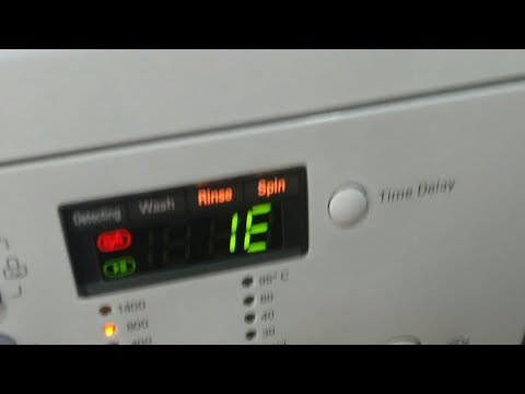 وداعا لتوقف غسالات LG في رقم 13 او 17 وظهور علامة 1E