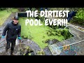 Cleaning grandmas filthiest pool incredible transformation