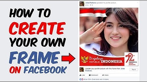 How To Create a Facebook Profile Picture Frame | Tutorial