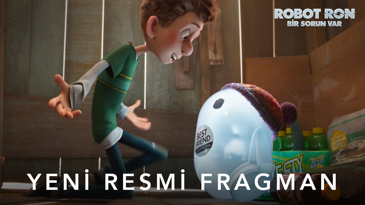 Robot Ron: Bir Sorun Var fragman kapak görseli