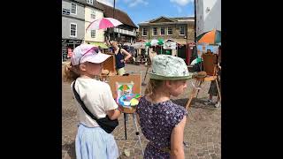 TRANSFORMING SPACES - with UrbanCanvas. En Plein Aire Art Club! NEWARK BOOK FESTIVAL.