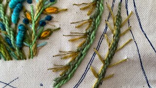 #roxysjournalofstitchery Vol.4 - Botanicals Part 2/4 (iPhone stopped-conclusion tomorrow)