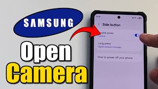 How to open Camera with Power Button on Samsung Phone