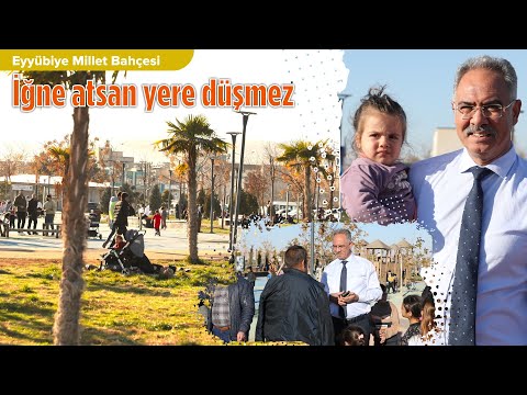 Başkan Mehmet Kuş Eyyübiye Millet Bahçesinde Halkla Buluştu