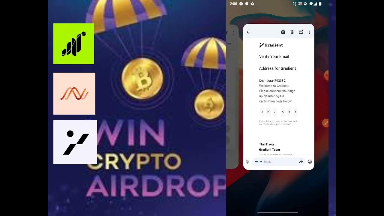 Solana back project Gradient mining // Dawn, satoshi Akka withdraw, Telegram bot mining update
