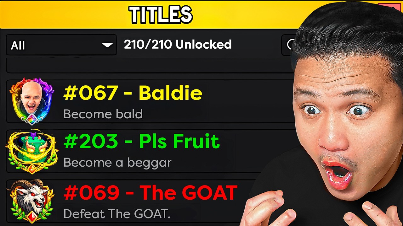 Blox Fruits SECRET EXCLUSIVE Titles!