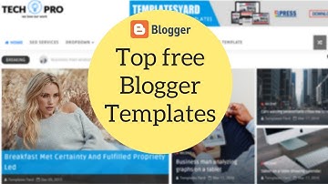 Top Premium Looking Free Blogger Templates | Best of 2018 | Links in the description.
