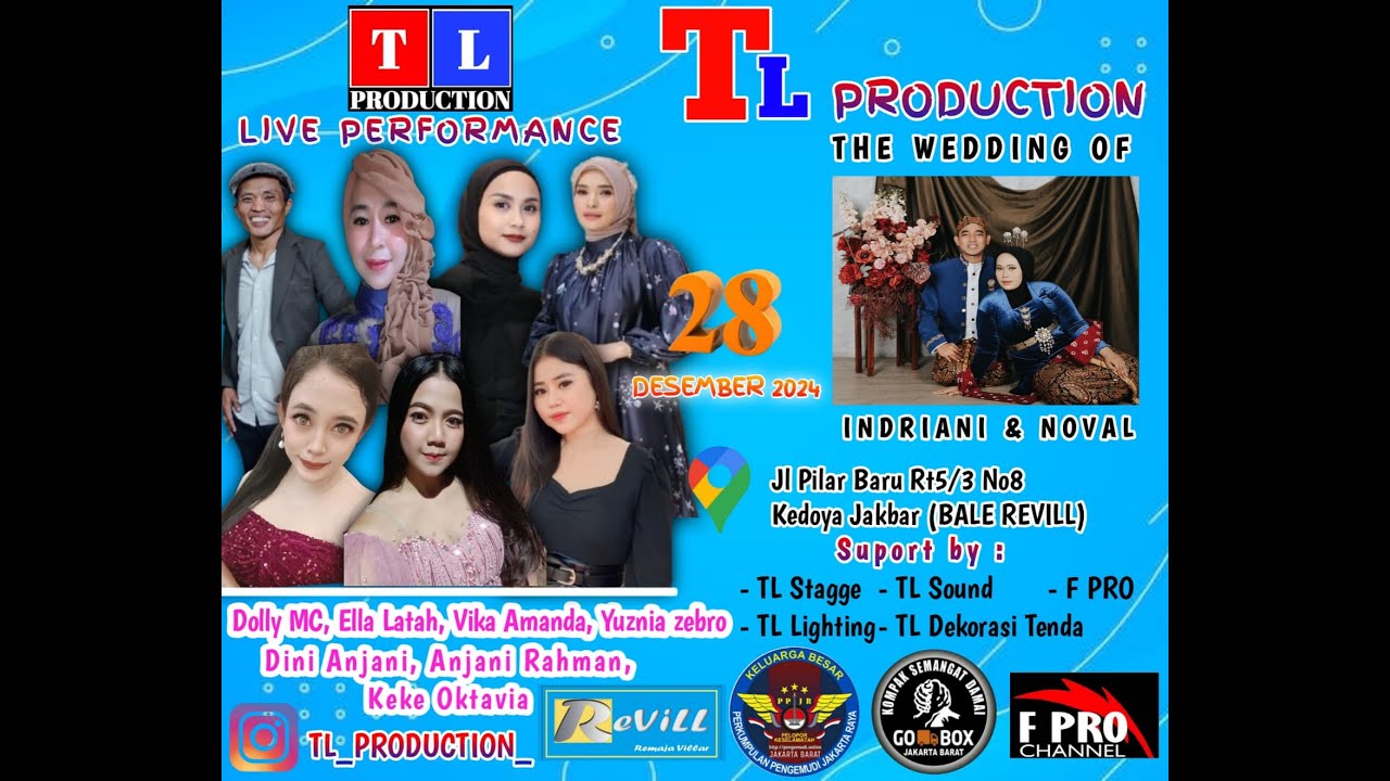 LIVE TL PRODUCTION - SABTU 28 DESEMBER 2024 | BALE REVILL KEDOYA - YouTube