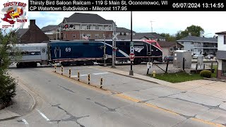 05/07/2024 Amtrak Borealis Test Train