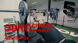 Hafthor Bjornsson | 90KG CIRCUS DUMBBELL!! ANOTHER SUCCESSFUL TRAINING SESSION! EPISODE 5!!