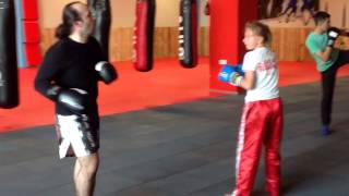 Копия видео Kickbox Coach Recep Kaylan & Gukovskaya Anastasiya 11 age