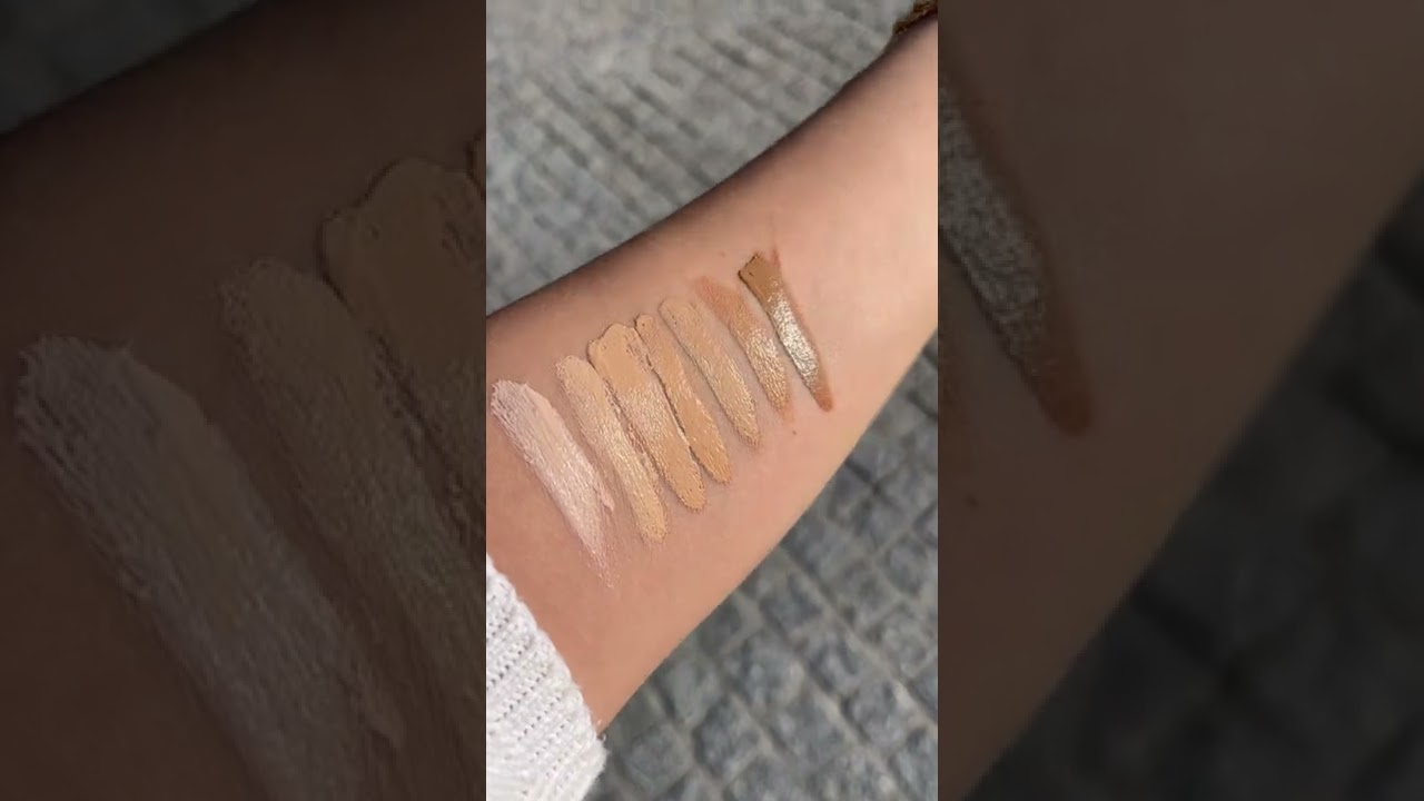 Aquele swatch que a gente ama 💕 7 tons da base #bocarosa #bocarosabeauty #maquiagem #base