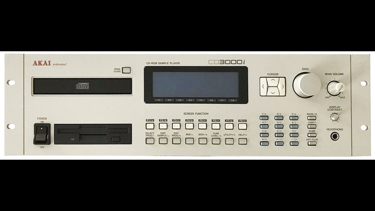 AKAI CD3000i sampler sampling サンプラー AKAI CD3000i INSIDE by ALEXALBA - YouTube