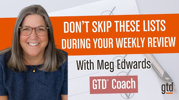 GTD Weekly Review For Beginners Part 2: Agendas, Errands, and Checklists Made Simple