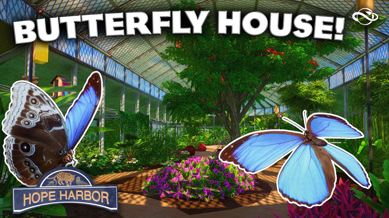 🦋 Южноамериканский дом бабочек: скоростная сборка | Зоопарк Хоуп-Харбор