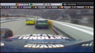 Dale Jr. Gets Upset  Bristol Cup Race 2010.mpg