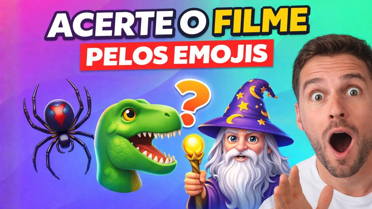 ⏱️ Quantos Filmes Você Consegue Acertar Pelos Emojis?