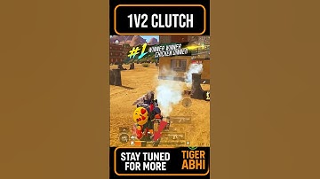 Zero HP 🔥 Reflex Saved Me | 1v2 Clutch #bgmi #1v2clutch #tigerabhi