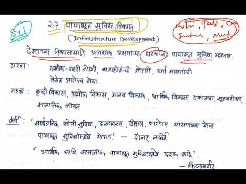 MPSC Rajyaseva & Combine Mains Economics पायाभूत सुविधा विकास Topic #Infrasrructure