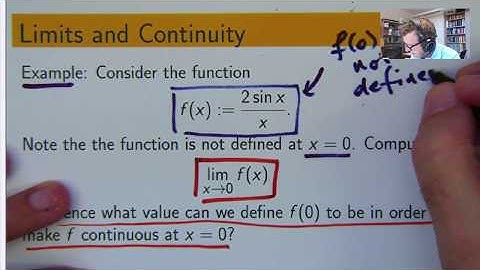 Beginners Guide to Continuity of Functions in Calculus - Chris Tisdell Live Stream