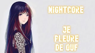 Nightcore  Je pleure de ouf