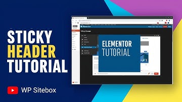 Sticky Header Effects Plugin for Elementor: Easy Installation Tutorial